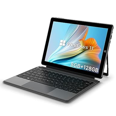 ALLDOCUBE PC Tablet Portatile 2 in 1 Windows 11 con Tastiera Tablet 10.5 Pollici, Celeron N4120, 8GB RAM, 128GB SSD, FHD IPS Display 1920x1280, 2.4G+5G WiFi, Bluetooth, Type C, HDMI, QWERTY