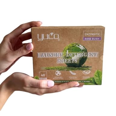 YUCO - Il Detersivo in Fogli - 100% PLASTIC FREE - 80 lavaggi - Ecologico - Comodo.