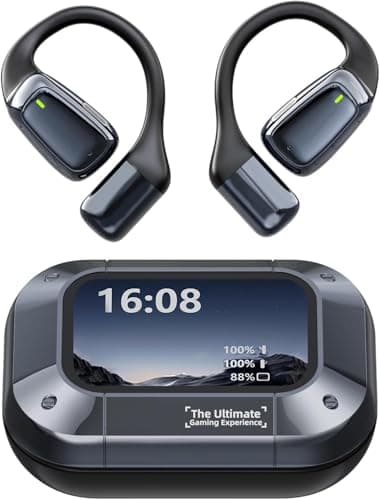 NE25 AI Cuffie Traduzione, 3-in-1 Auricolari Open-Ear, Traduttore Istantaneo Vocale in 134 Lingue, Cuffie Conduzione Ossea Smart Ambient, 8 Modalità AI-Traduzione, Musica/Chiamate/Traduttore/Sport