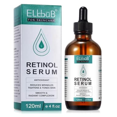 Siero al Retinolo - Sistema Avanzato di Rilascio del Retinol con il di Complesso di Vitamina C, Aloe vera, Acido Ialuronico e Vitamine E, eccellente sintetico effetto ridurre rughe