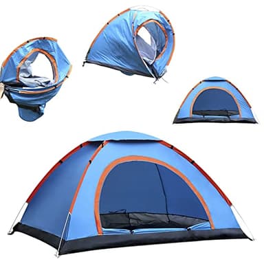 Tenda Campeggio 2 Posti, Tenda da Campeggio Automatica Igloo, Tenda Pop Up Impermeabile, per Outdoor, Trekking, Viaggi, Festival, Escursionismo