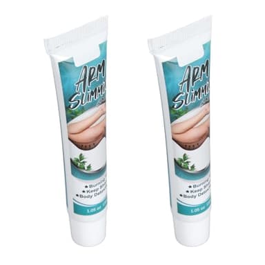2 pezzi crema dimagrante delle braccia, riduce sciolto, pelle crespa, brucia grassi, tonificante, crema idratante per le braccia