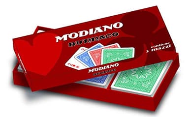 Modiano- Burraco, 300367, Modiano- Burraco, 300367, 3 mazzi di carte