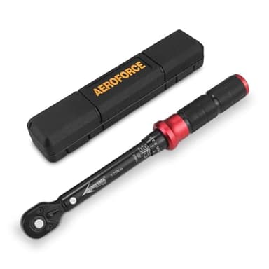 AEROFORCE Chiave dinamometrica 1/4" con inversione direzionale doppia a 72 denti (5-25 NM)