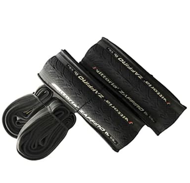 2 COPERTONI VITTORIA ZAFFIRO PIEGHEVOLI 700 X 25 + 2 CAMERE D'ARIA DA 25