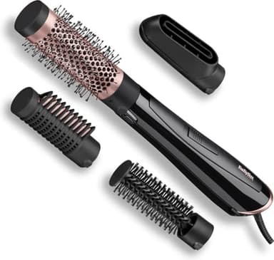 BABYLISS PERFECT FINISH AS126E - Brosse soufflante 1000W - 2 temperatures + Air frais - Fonction ionique - Brosse volume 38mm