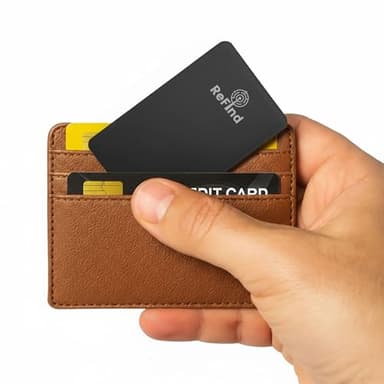 ReFind Card Tracker (Solo per Samsung) - Smart Tag Sottile e Resistente per Portafogli, Borse, Valigie e Bagagli. Tracker con Carta Ricaricabile Compatibile con l'App Samsung SmartThings