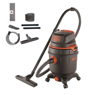 BLACK+DECKER Aspiratore Solidi e Liquidi BXVC30PDE (1600 W, 30 l)