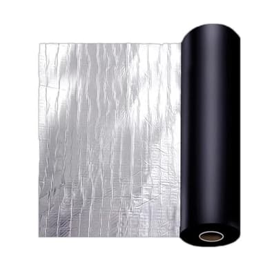 Guaina Bituminosa Ardesiata Autoadesiva, Rotolo Patch di Asfalto per Tetto, Nastro Adesiva Sigillante Impermeabile, Membrana in Alluminio Bituminoso per Riparazioni di Tetti(30x100cm)