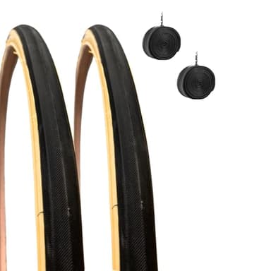 2 COPERTONI 700 X 28 C + CAMERE PNEUMATICI STRADALI IN GOMMA BICI CITY BIKE FIXED CORSA 28 X 1 5/8 X 1 1/8