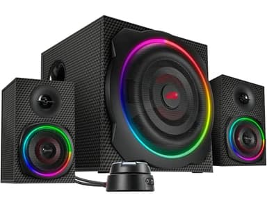Speedlink GRAVITY CARBON RGB 2.1 Sistema subwoofer - Sistema di altoparlanti con connessione Bluetooth per smartphone/tablet