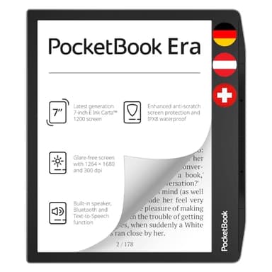 Pocketbook Era Argento e-book Reader e-book Reader 7 Pollici Touch Display 16GB Bluetooth