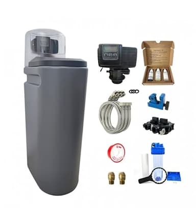 Addolcitore Acqua 30l Fleck 5600 Sxt Elettronico Volumetrico Completo Di Kit Di Installazione Fatto In Francia