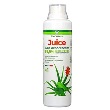 Vonderweid - Juice di Aloe Arborescens | Succo di Aloe Arborescens da polpa di foglia fresca | Prodotto Concentrato ricco di Nutrienti | Integratore Alimentare | 500 ml