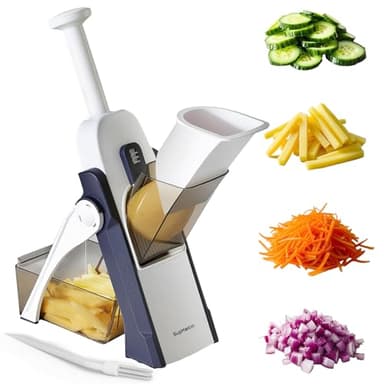 SupMaKin Mandolina di verdure, Spessore regolabile Patate Affettatrice Cipolla Chopper Kitchen Chopping Artifact Multifunzionale Cutte