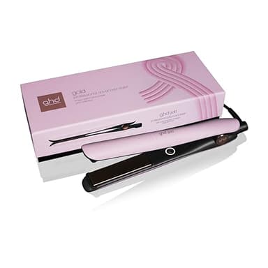 ghd Gold Edizione limitata - Piastra per capelli Rosa Sorbetto con pochette e tappetino termoresistente in abbinata - (Spina EU)