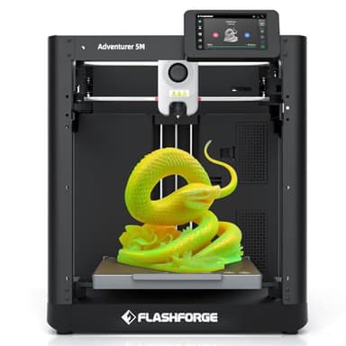 Flashforge Adventurer 5M Stampante 3D FDM con Livellamento Automatico, Velocità di stampa12 Vlte più Veloce (600mm/s), estrusore a azionamento diretto, ugello rimovibile rapido,220 * 220 * 220mm