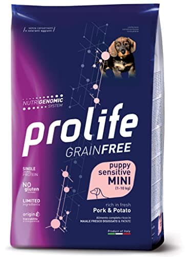 Prolife Grain Free Puppy Sensitive MAIALE & PATATE- Mini - Confezione da 7 KG