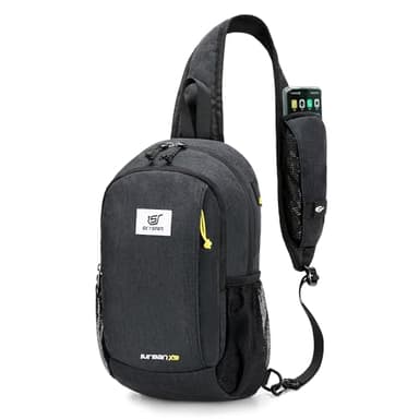 SKYSPER Zaino Monospalla Uomo Piccolo Borsa a Spalla per Città e Trekking