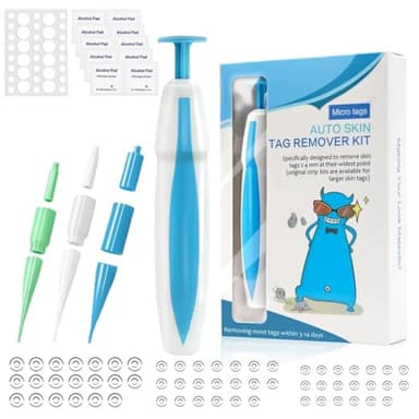 IKOPFLN 1 Set Fibromi penduli rimozione, Skin Tag Remover, Verruche rimozione, rimozione fibromi penduli, Dispositivo 2 In 1 Per La Rimozione Di Etichette Cutanee