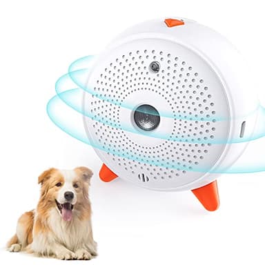 Ultrasuoni per Cani Antiabbaio, Dispositivo Anti-abbaiare ad Ultrasuoni LED Lndica Il Dispositivo di Controllo Dell'abbaio Fischietto Ultrasuoni per Cani Addestramento per Cani di Piccola e Media
