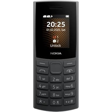 Nokia 105 4G 2024 Charcoal (1GF032CPA1L05)