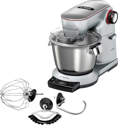 Bosch Elettrodomestici MUM9AX5S00 Planetaria da Cucina con Bilancia Integrata e capacità da 5.5 Litri, 1500 W, Metallo, 8 velocità, Argento