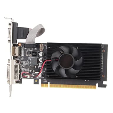 Bewinner Scheda Grafica GT610, DDR3 da 2 GB a 64 Bit, 600 MHz, PCI Express 1.1 X 16, Scheda Grafica per Computer Desktop