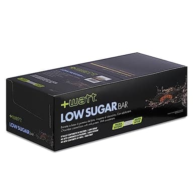 Low Sugar Bar - Barretta a Base di Proteine del Latte - Formato: BOX 24 x 50 g - Gusto: Brownie - Contiene Oltre il 30% di Proteine - Gluten Free