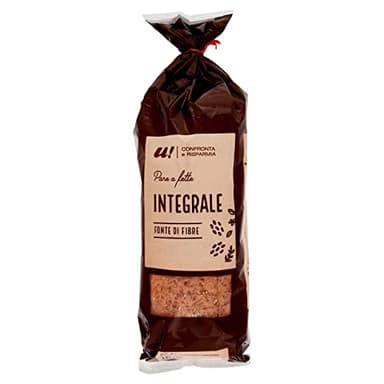 U! Confronta & Risparmia Bauletto Integale Pane a Fette, 400g