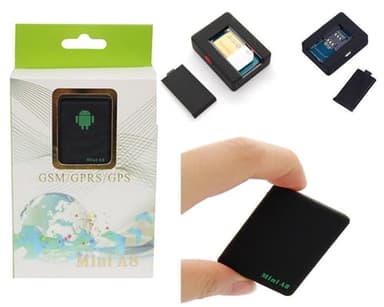 AntDau71® Mini Tracker A8 Microspia Audio con GPS – Localizzatore con SIM per Auto Moto Bici – Cimice a Distanza, Sorveglianza Antifurto, Tracker Portatile - CW199