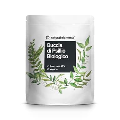 Psillio Polvere, Bucce di Psillio Biologico, Purezza 99%, Sacchetto 500 g, Certificazione biologica, Vegano, Basso Contenuto di Carboidrati, Ricco di Fibre, senza Glutine, senza Additivi Inutili