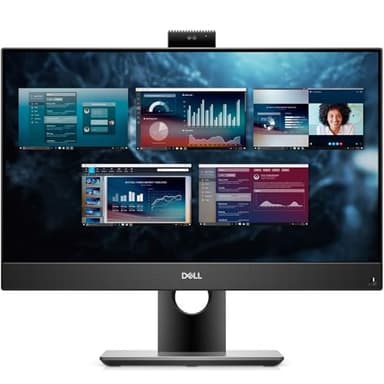 All In One PC Computer Desktop Dell OptiPlex 7490 AIO, Schermo 24" Full HD, Processore Core i5-10400, Memoria Ram 16GB, Disco SSD 512GB, Webcam, Win 11 PRO (Ricondizionato)