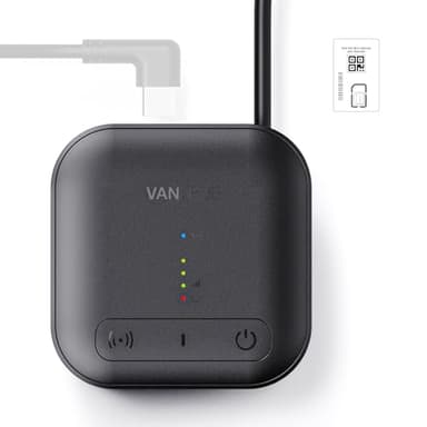 VANTRUE Modulo LTE con scheda SIM per E360, S1 Pro, N2X Dashcam con anteprima remota in tempo reale, geofencing e allarme, notifica incidenti, monitoraggio della posizione del veicolo, attivazione