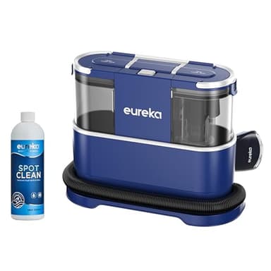 Eureka NEY100 Detergente Portatile per Moquette e Tappezzeria,Smacchiatore Multisuperficie per Moquette,Tappeti,Scale e Auto,Rimuove lo Sporco,Liquidi e le Macchie,Serbatoio d'Acqua da 1,5 Litri