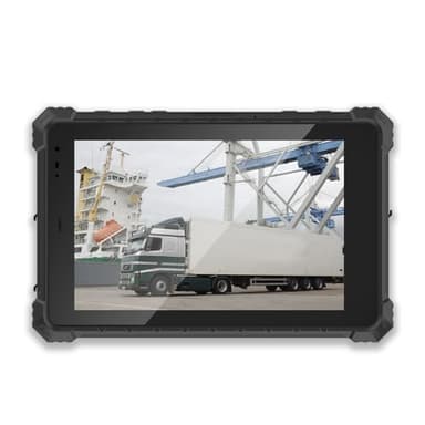 RUGLINE Intel N5100 - Tablet robusto da 8", Windows 11, 8 GB + 128 GB, Intel N5100, GPS, resistente, per lavoro all'aperto, Bluetooth 5.1, Dual Wi-Fi per campo di lavoro aziendale (4G)