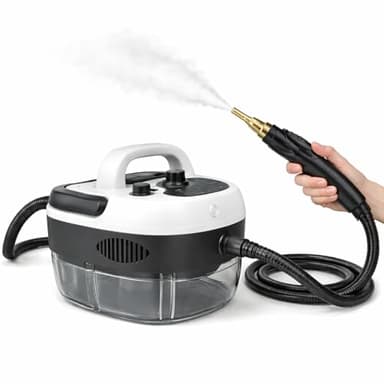 Pulitore a vapore ad alta pressione SteaMax – rimuove grasso, sporco e germi | Getto potente, multi-superficie, riscaldamento rapido e senza prodotti chimici
