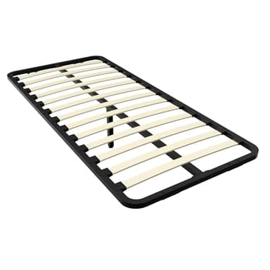 DEWINNER Rete Letto Singolo 80x190 cm Rete Senza Piedi da Appoggio con una Barra in Ferro, Rete 80x190 da Incasso e 1 piede regolabile per rinforzo in mezzo, 13 Doghe，Montaggio Rapido e Facile