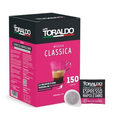 Caffè Toraldo Miscela Classica Cialde ESE 44 mm (150 Unità)