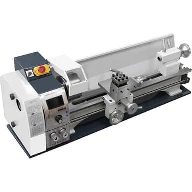 Furvveerr Tornio per Metallo 220x600MM 1200W Tornio Metallo,Metallo Ingranaggio,Motore Spazzolato,Velocità Variabile 0-3000RPM,Tornio per Metalli per Filettatura/Tornitura/Foratura