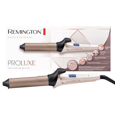 Remington Arricciacapelli, tecnologia OPTIHeat per Onde durature, Temperature da 120-210°C, Rivestimento in Ceramica, Voltaggio Universale, Proluxe CI9132