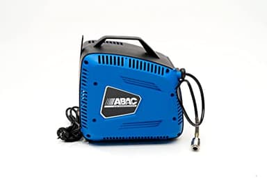 ABAC Compressore d'Aria Portatile HANDY, Compressore Aria Oil-Free, Pressione Massima 8 Bar, Potenza 1.5 Hp, Inclusa pistola di Gonfiaggio, Senza Serbatoio, Rumorosità 97 dB (A)