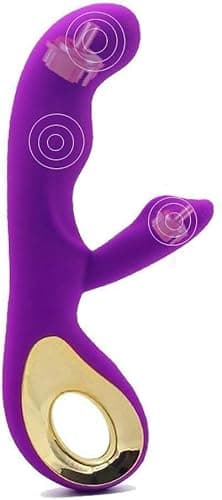 Wmmner V𝚒Br𝚊Toreper-D𝚘Nna R𝚎𝚊Listico Vibrátore V𝚒Brat𝚘Ri Sessuali per Donna C𝚘Ppia con V𝚒Br𝚊Nte D𝚘Ppi𝚘 Motore Massaggiat𝚘Re Impermeabile Ricaricab𝚒Le per Clit𝚘Rǐde,Puntó G,Anále,Vaginál