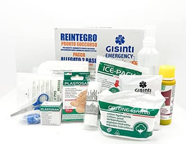 Gisinti Reintegro Cassette Pronto Soccorso All.2 Per Aziende sotto 3 Dipendenti - Pacco Reintegro All.2 DM388