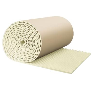 Pannelli fonoassorbenti, cuscinetti di smorzamento acustico, 199,9 x 50 x 1 cm, retro adesivo, migliora la qualità audio e il design di riduzione del rumore, ideali per interni, studio, colore grigio