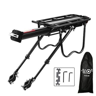 Portapacchi Bici, Alluminio Bici posteriore Rack bicicletta portapacchi ciclismo reggisella Rack Mountain Bike Cargo
