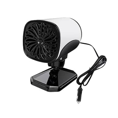 Akozon Riscaldatore di Auto 12 V / 24 V - Sfrostazione del Riscaldamento Elettrico e Dispositivo di Defogge per Auto - Riscaldatore Nero e Efficiente e Efficiente (4)