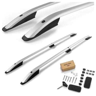 CHROMEMASTER | Barre da Tetto, Rail Tetto Compatibile con Fiat Scudo L1 CORTO 2007-2016; Sono Utilizzate per il Montaggio di Portapacchi, Box da Tetto o Portabiciclette | Costruzione in Alluminio