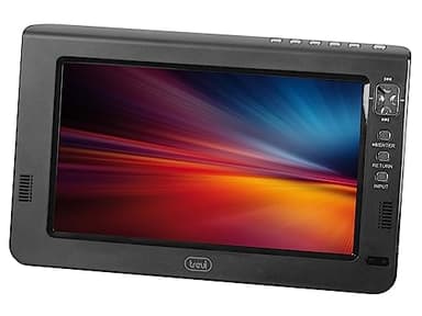 Trevi LTV 2010 S2 Mini TV Portatile 10.1" con Digitale Terrestre, Antenna e Presa Accendisigari 12V in Dotazione, USB, Micro SD, HDMI, Tripla Alimentazione, Batteria Ricaricabile Inclusa