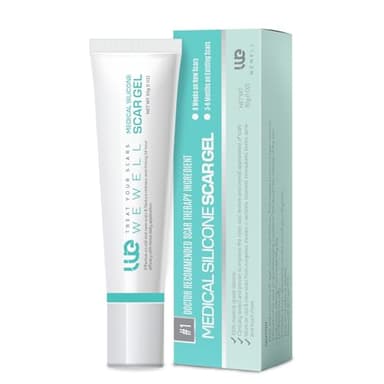 Crema per Cicatrici Silicone Scar Gel: Cura della Pelle per Segni da Ustioni, Interventi Chirurgici e Smagliature – Adatta a Cicatrici Vecchie e Recenti – Migliora l’Aspetto della Pelle di Viso e Co
